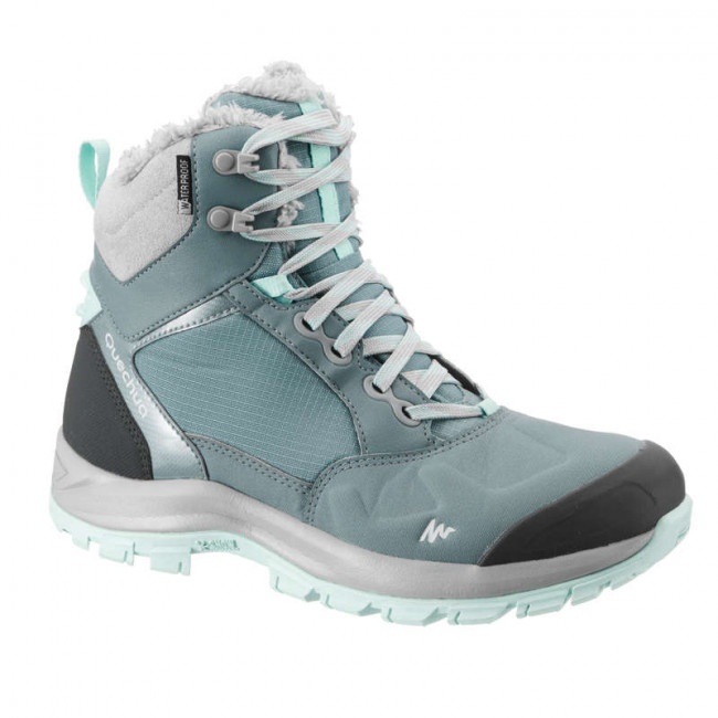 Ботинки теплые водонепроницаемые походные женские SH520 X-WARM MID QUECHUA