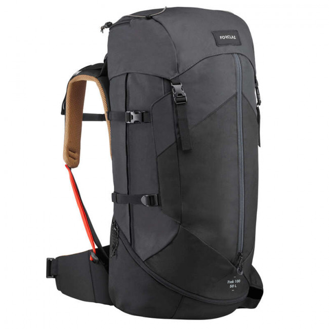 Рюкзак для треккинга в горах мужской TREK 100 Easyfit 50 л FORCLAZ Рюкзак для треккинга в горах мужской TREK 100 Easyfit 50 л FORCLAZ