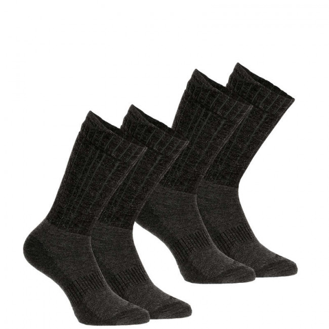 Носки теплые походные для взрослых 2 пары SH500 U-WARM MID QUECHUA Носки теплые походные для взрослых 2 пары SH500 U-WARM MID QUECHUA