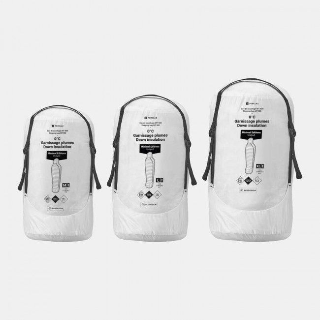 Мешок спальный походный пуховой 0°C MT900 Minimal Editions FORCLAZ Мешок спальный походный пуховой 0°C MT900 Minimal Editions FORCLAZ