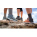Ботинки для горных походов водонепроницаемые женские зеленые MH500 MID QUECHUA