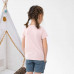Футболка походная для детей 2-6 лет светло-розовая MH100 KID QUECHUA