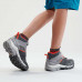 Кроссовки водонепрон. д/походов дет. со шнуровкой разм. 35–38 сер. CROSSROCK MID QUECHUA