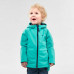 Куртка из софтшелла походная для детей 2–6 лет бирюзовая MH550 QUECHUA