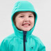 Куртка из софтшелла походная для детей 2–6 лет бирюзовая MH550 QUECHUA