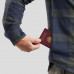 Рубашка для треккинга мужская TRAVEL 100 WARM FORCLAZ