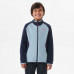 Толстовка флисовая для походов для детей 7–15 лет синяя MH150 QUECHUA