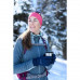 Толстовка флисовая теплая для походов женская SH500 X-WARM QUECHUA